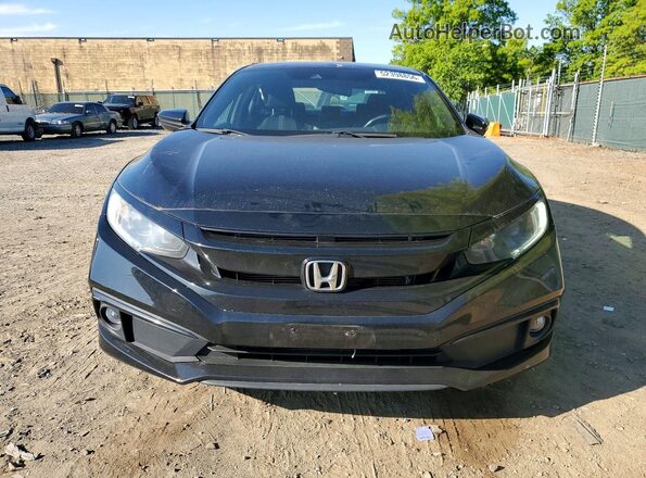 2HGFC2F85KH594109 2019 HONDA CIVIC Black Դիմացի տեսք