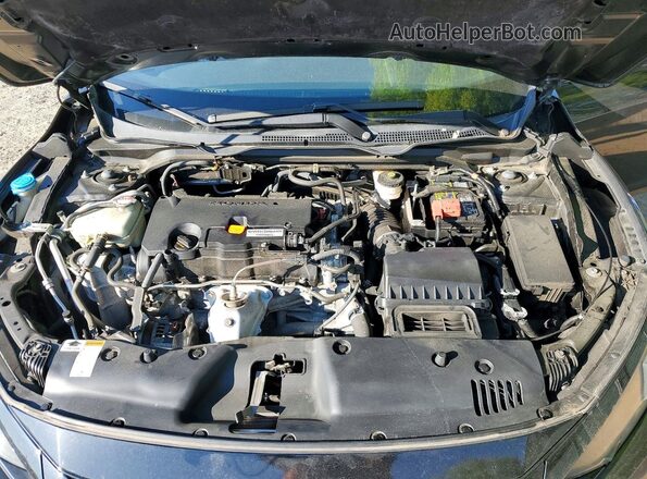 2HGFC2F85KH594109 2019 HONDA CIVIC Black Սալոնի հետևի տեսք