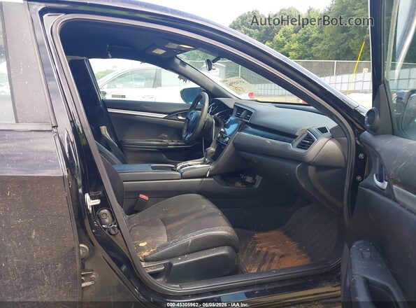 2HGFC2F85KH604511 2019 HONDA CIVIC Black Front interior view