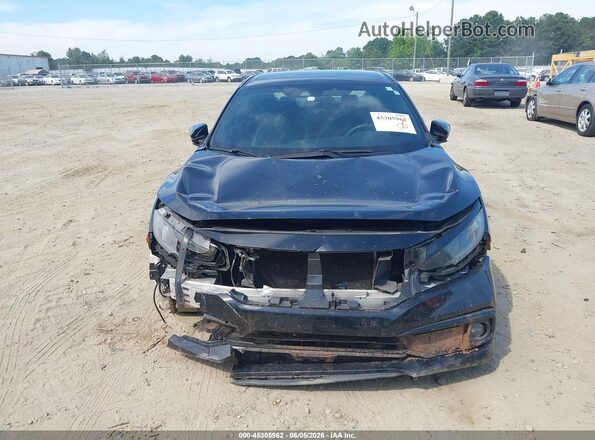 2HGFC2F85KH604511 2019 HONDA CIVIC Black Instrument cluster view
