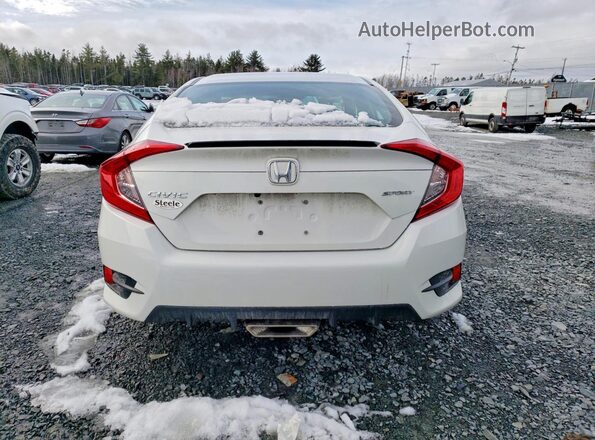 2HGFC2F85LH007313 2020 HONDA CIVIC White უკანა ხედი