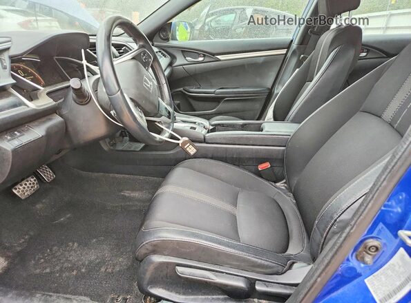 2HGFC2F85LH520254 2020 HONDA CIVIC Blue Widok wnętrza z przodu