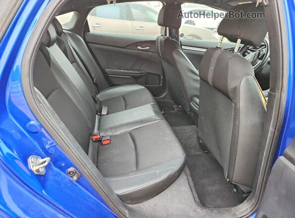 2HGFC2F85LH520254 2020 HONDA CIVIC Blue Widok tylnych siedzeń