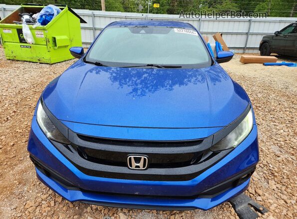 2HGFC2F85LH520254 2020 HONDA CIVIC Blue Widok z przodu