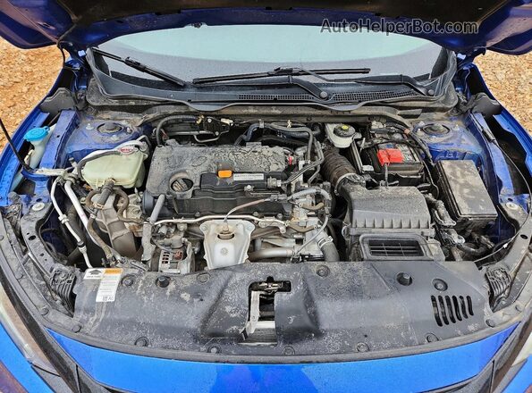 2HGFC2F85LH520254 2020 HONDA CIVIC Blue Widok wnętrza z tyłu