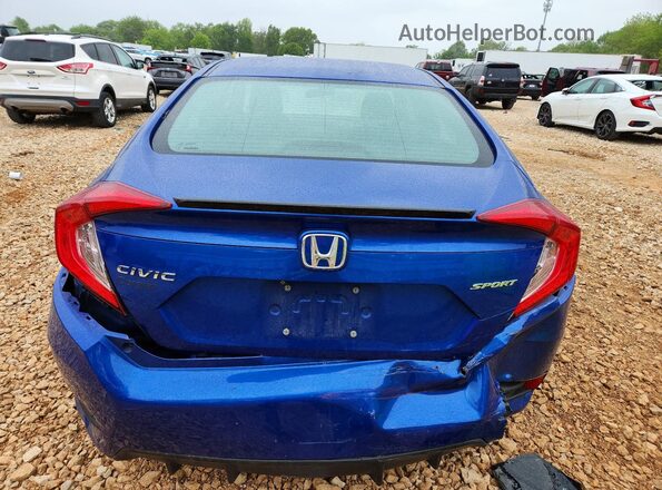2HGFC2F85LH520254 2020 HONDA CIVIC Blue Widok z tyłu