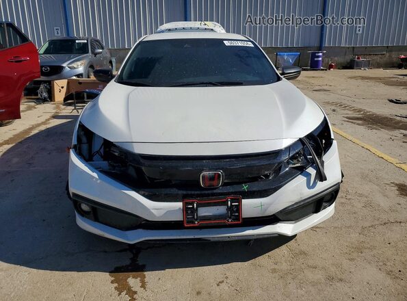 2HGFC2F85LH531691 2020 HONDA CIVIC White Widok z przodu
