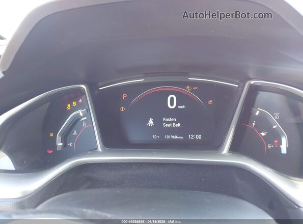 2HGFC2F85LH599716 2020 HONDA CIVIC Red Vista de los asientos traseros