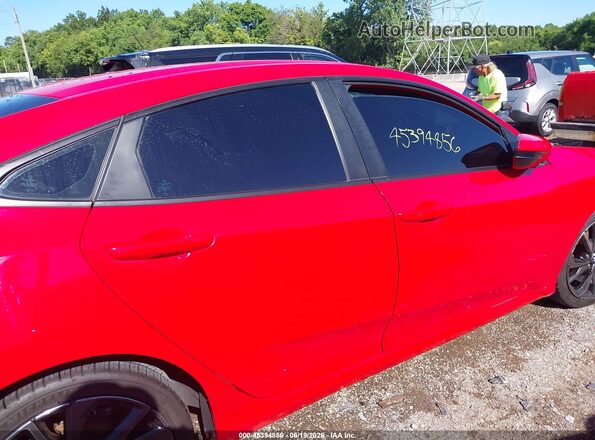 2HGFC2F85LH599716 2020 HONDA CIVIC Red Vista interior trasera