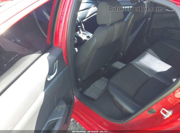 2HGFC2F85LH599716 2020 HONDA CIVIC Red Vista de la etiqueta del VIN