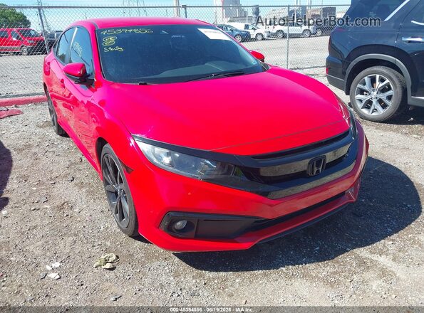 2HGFC2F85LH599716 2020 HONDA CIVIC Red Vista frontal