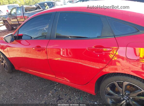2HGFC2F85LH599716 2020 HONDA CIVIC Red Vista interior de 360 grados