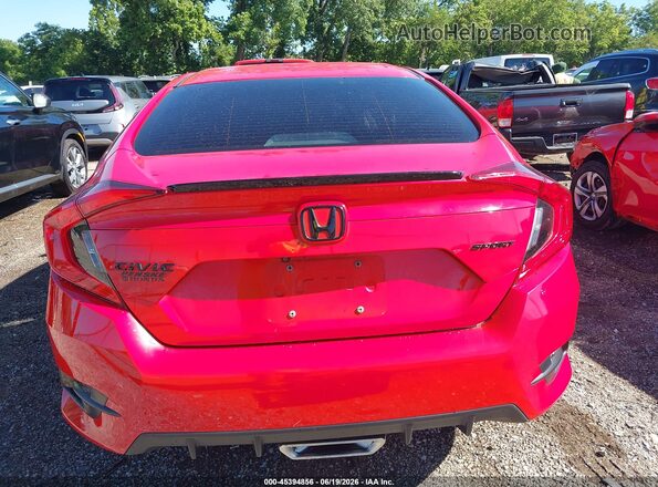 2HGFC2F85LH599716 2020 HONDA CIVIC Red 