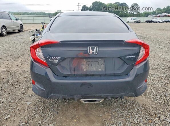 2HGFC2F85MH505710 2021 HONDA CIVIC Black უკანა ხედი