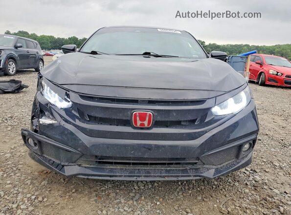 2HGFC2F85MH505710 2021 HONDA CIVIC Black წინა ხედი