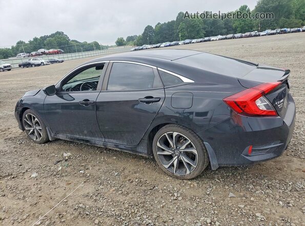 2HGFC2F85MH505710 2021 HONDA CIVIC Black უკანა მარცხენა
