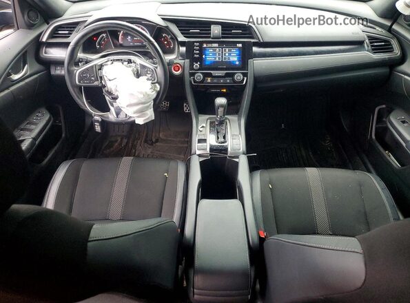 2HGFC2F85MH505710 2021 HONDA CIVIC Black წინა პანელის ხედი