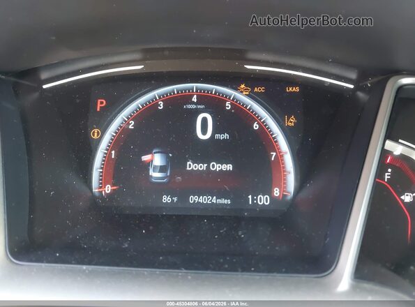 2HGFC2F85MH506209 2021 HONDA CIVIC Синий Вид задних сидений