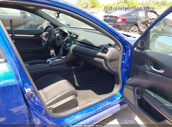2HGFC2F85MH506209 2021 HONDA CIVIC Синий Вид салона спереди