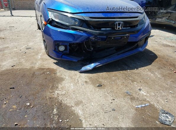 2HGFC2F85MH506209 2021 HONDA CIVIC Синий Вид спереди