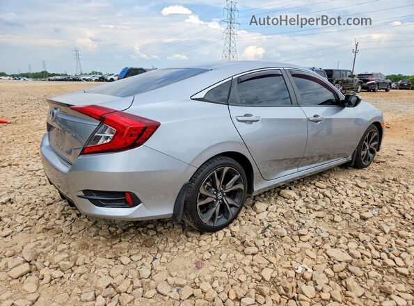 2HGFC2F85MH532521 2021 HONDA CIVIC Silver Հետևի աջ