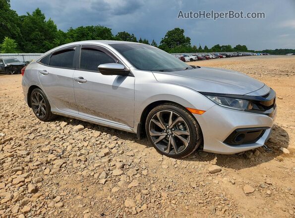 2HGFC2F85MH532521 2021 HONDA CIVIC Silver Առջևի աջ