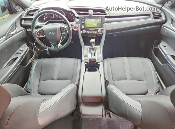 2HGFC2F85MH532521 2021 HONDA CIVIC Silver Առջևի վահանակի տեսք