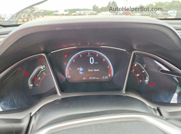 2HGFC2F85MH532521 2021 HONDA CIVIC Silver Սարքավորումների վահանակի տեսք