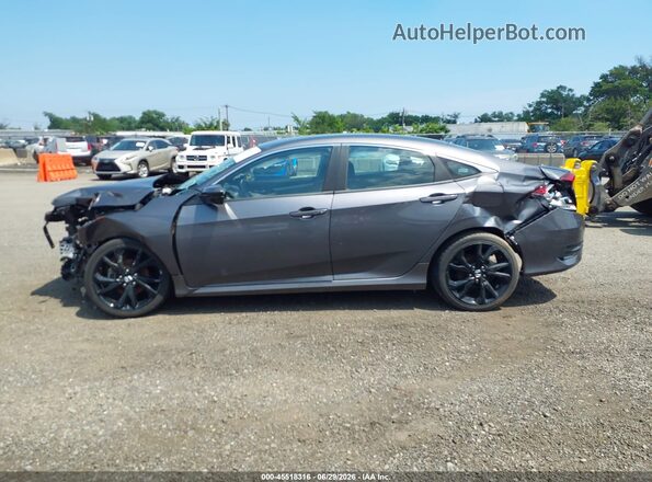 2HGFC2F85MH554423 2021 HONDA CIVIC Gray 