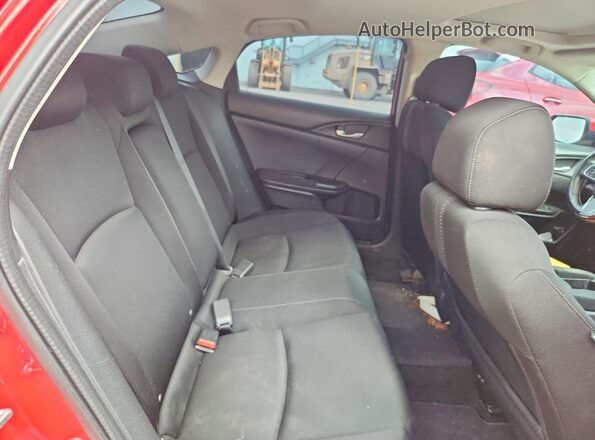 2HGFC2F86HH003357 2017 HONDA CIVIC Red Вид задніх сидінь