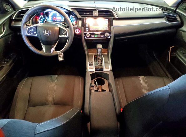 2HGFC2F86JH516520 2018 HONDA CIVIC Charcoal Առջևի վահանակի տեսք