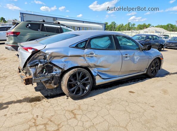 2HGFC2F86KH541046 2019 HONDA CIVIC Silver 