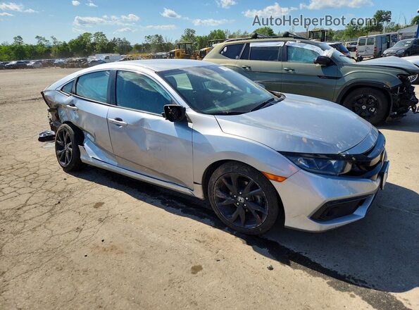 2HGFC2F86KH541046 2019 HONDA CIVIC Silver 