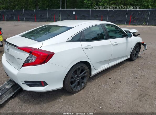 2HGFC2F86LH501180 2020 HONDA CIVIC White Rear right