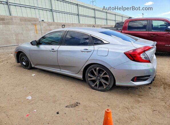 2HGFC2F86LH518142 2020 HONDA CIVIC Silver Հետևի ձախ
