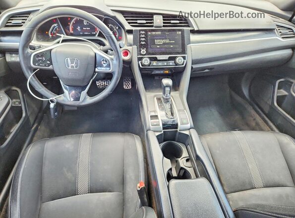 2HGFC2F86LH518142 2020 HONDA CIVIC Silver Առջևի վահանակի տեսք