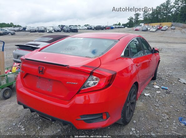 2HGFC2F86LH528525 2020 HONDA CIVIC Red Tył prawy