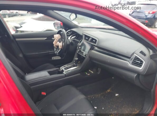 2HGFC2F86LH528525 2020 HONDA CIVIC Red Widok wnętrza z przodu