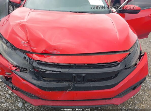 2HGFC2F86LH528525 2020 HONDA CIVIC Red Widok z przodu