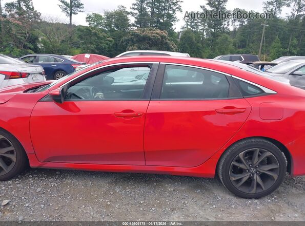 2HGFC2F86LH528525 2020 HONDA CIVIC Red Widok wnętrza 360 stopni
