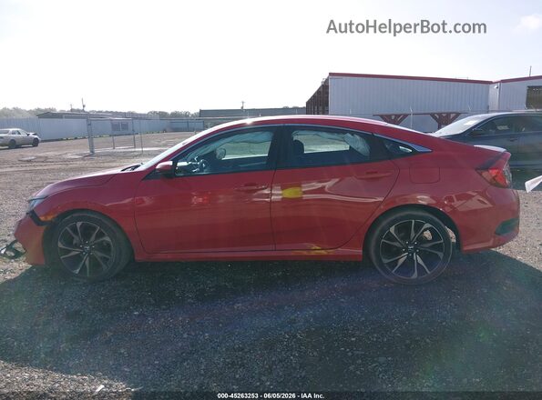 2HGFC2F86LH538181 2020 HONDA CIVIC Красный Панорамный вид салона 360°