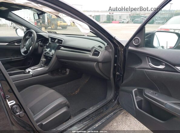 2HGFC2F86MH534861 2021 HONDA CIVIC Черный Вид салона спереди