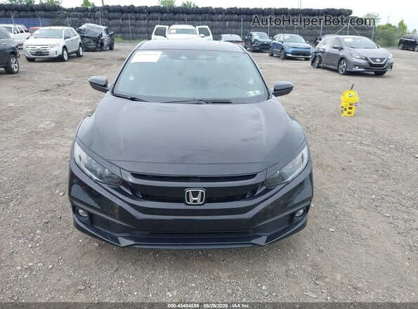 2HGFC2F86MH534861 2021 HONDA CIVIC Черный Вид панели приборов