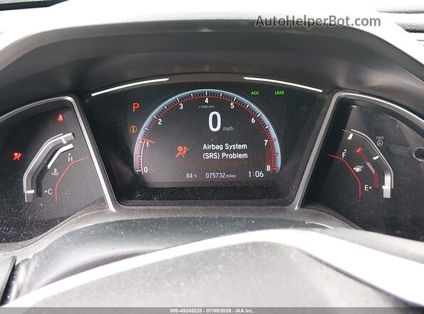 2HGFC2F86MH536545 2021 HONDA CIVIC Silver Widok tylnych siedzeń