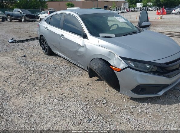 2HGFC2F86MH536545 2021 HONDA CIVIC Silver Widok z przodu