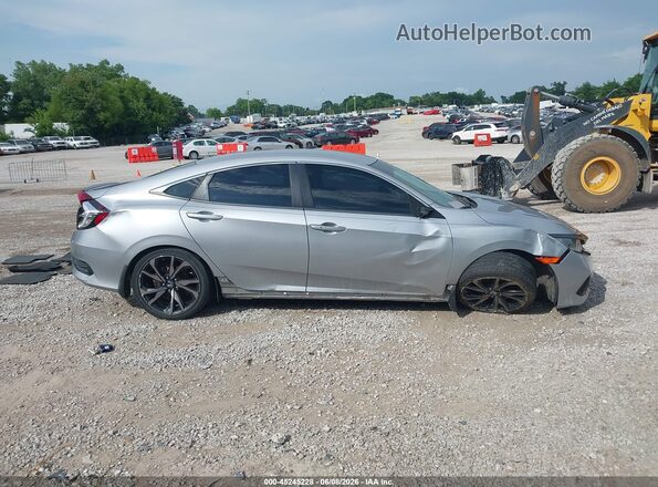 2HGFC2F86MH536545 2021 HONDA CIVIC Silver Widok wnętrza 360 stopni