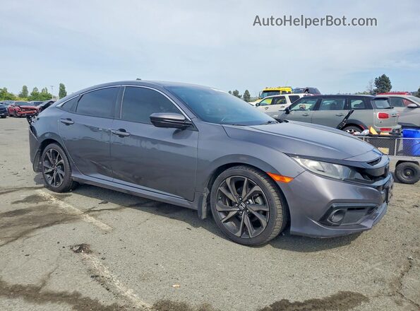 2HGFC2F86MH543897 2021 HONDA CIVIC Gray 