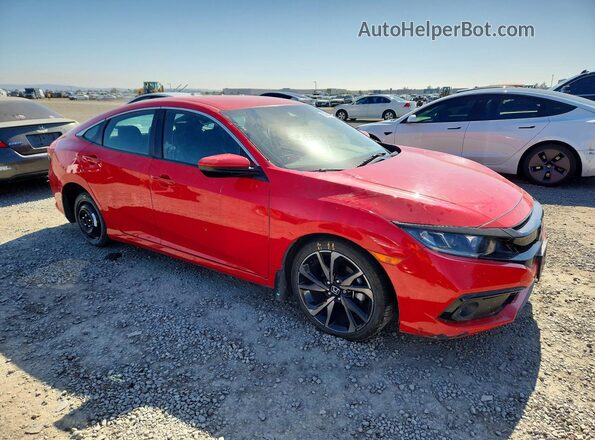 2HGFC2F86MH555094 2021 HONDA CIVIC Red Передня права чверть