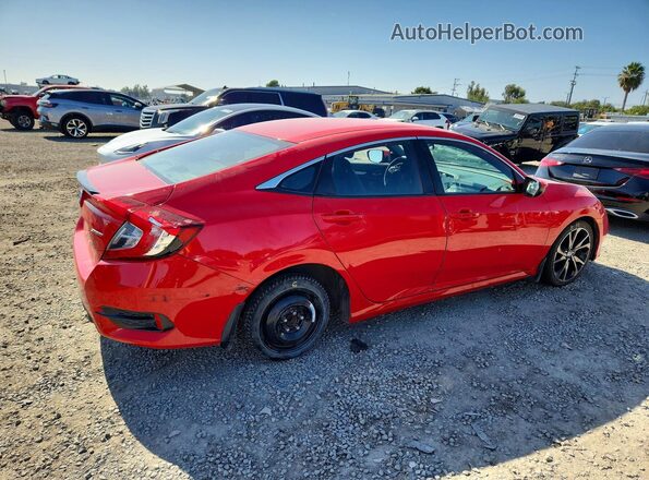 2HGFC2F86MH555094 2021 HONDA CIVIC Red Задня права чверть