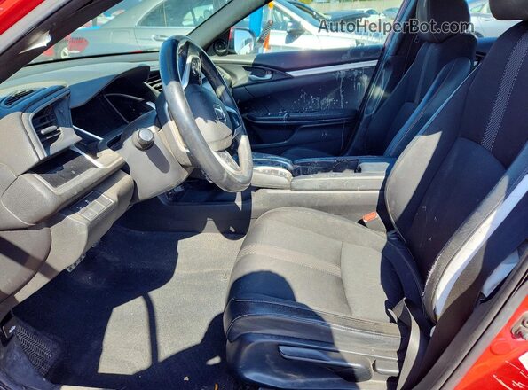 2HGFC2F86MH555094 2021 HONDA CIVIC Red Вид салону спереду